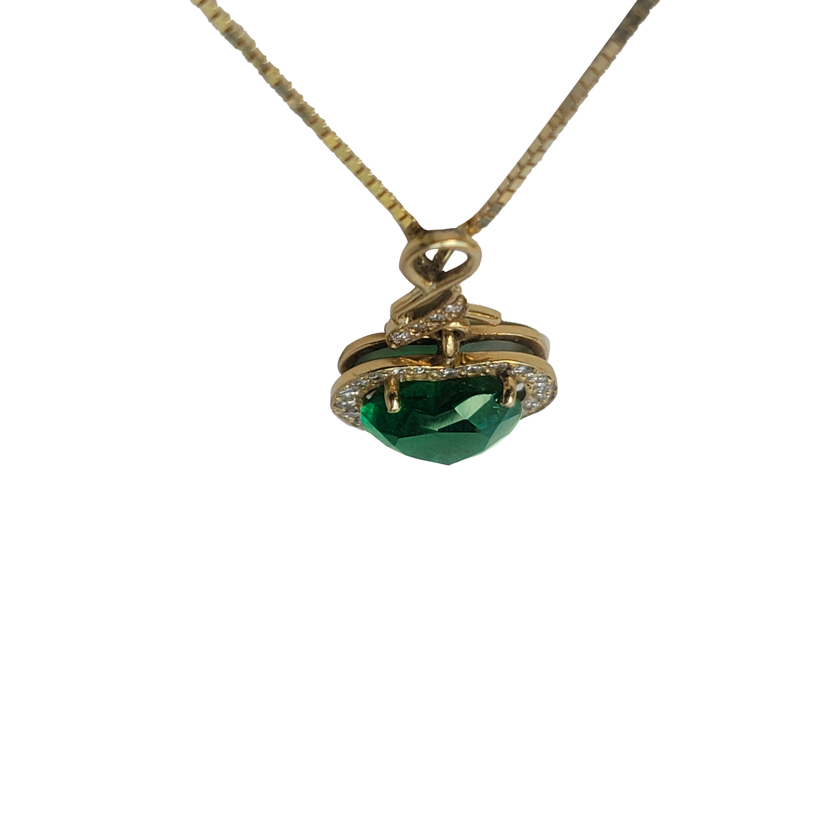 Emerald Heart Pendant