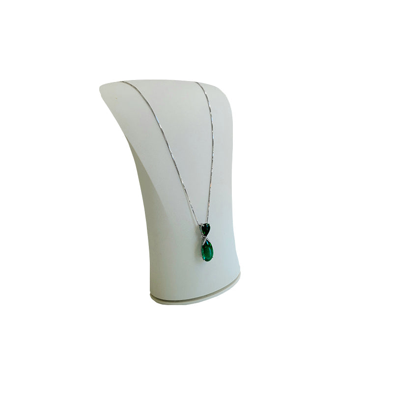 Emerald Cabochon Pendant