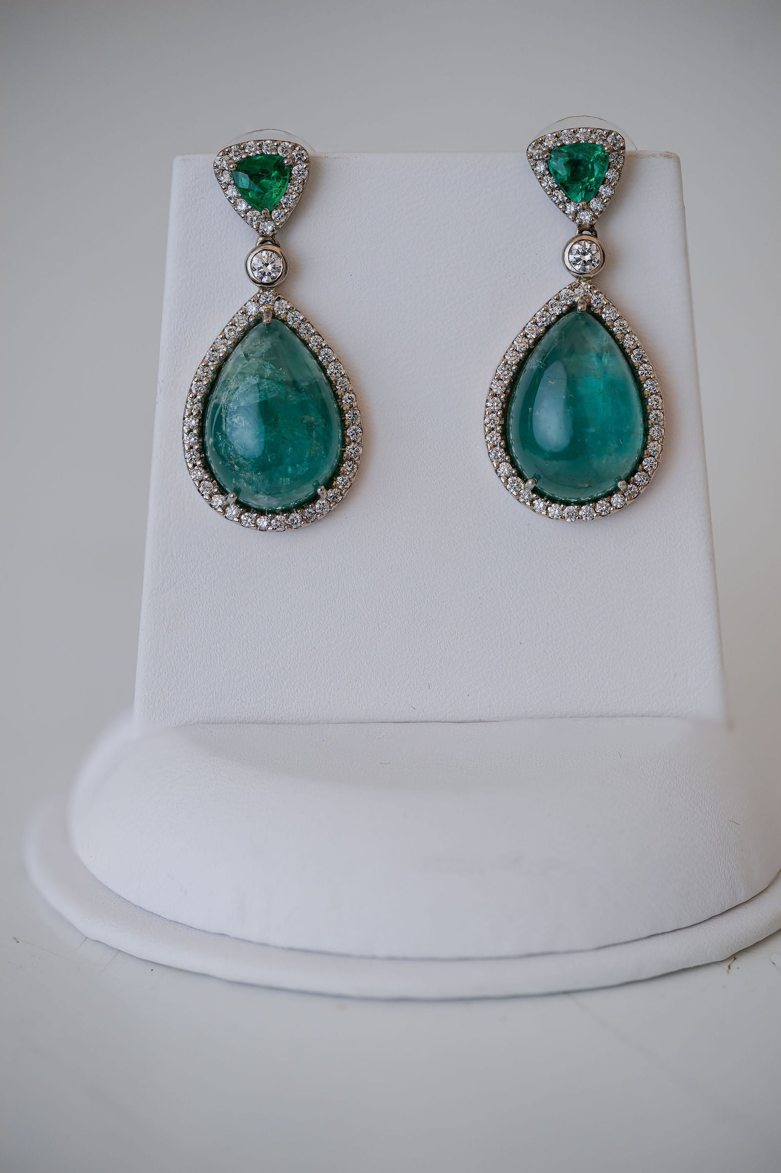 Emerald Pave Earrings