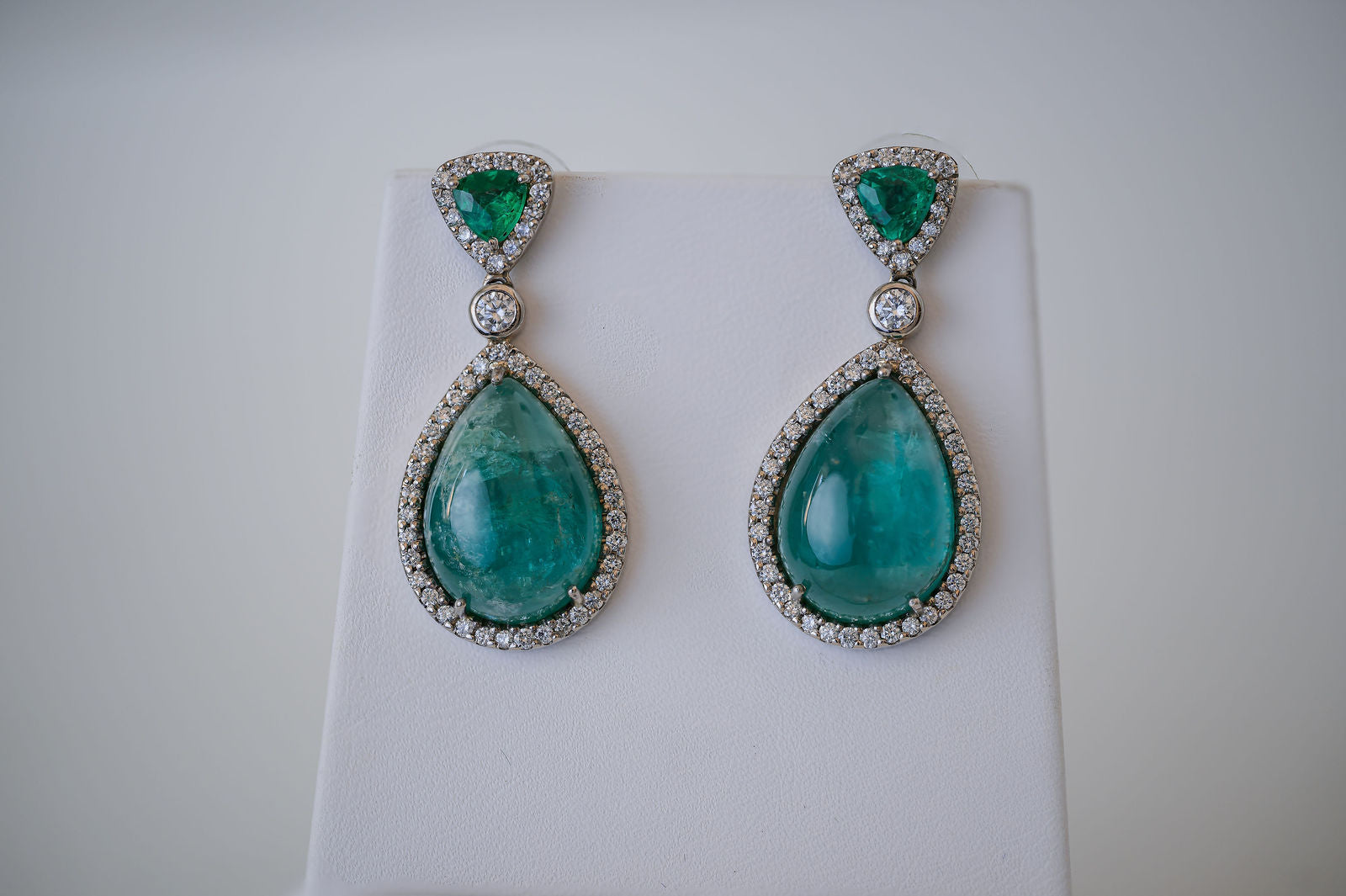 Emerald Pave Earrings