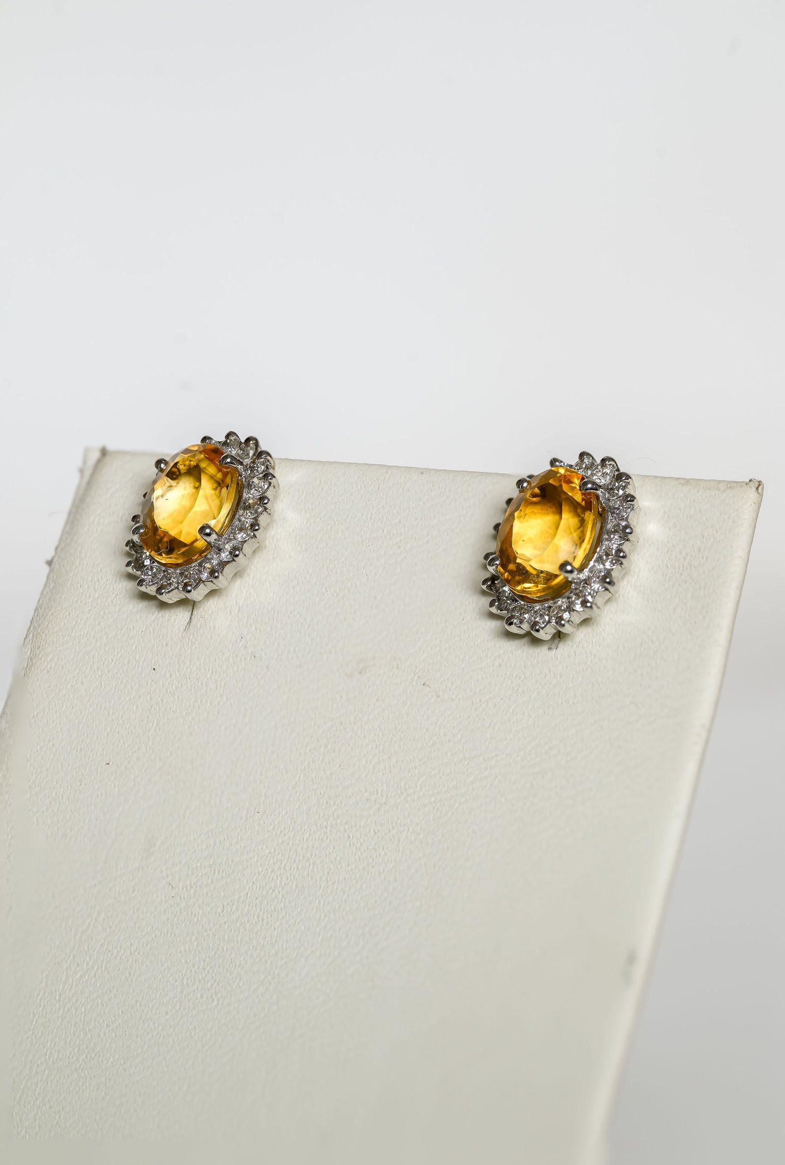 Citrine Studs