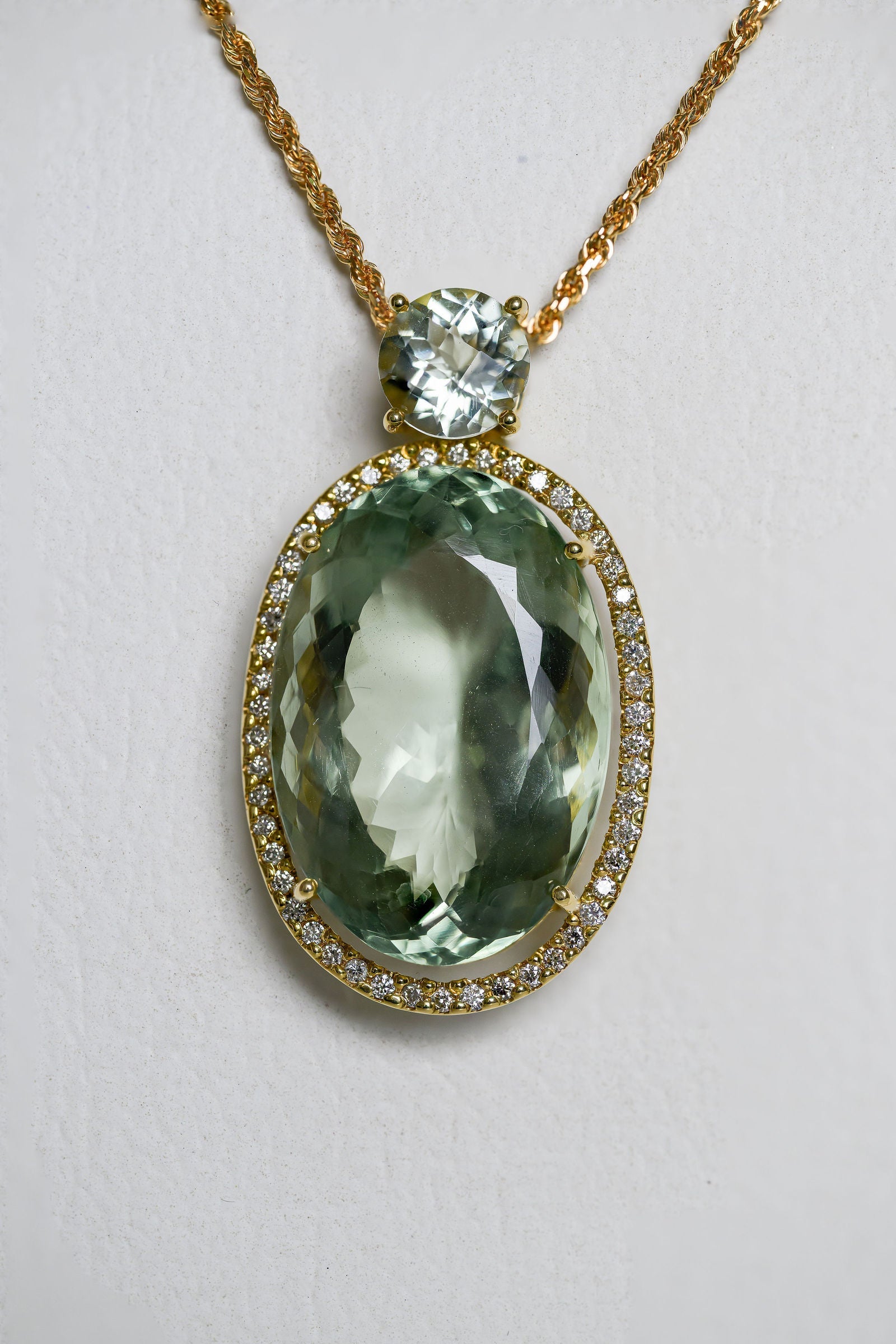 Prasiolite Pendant