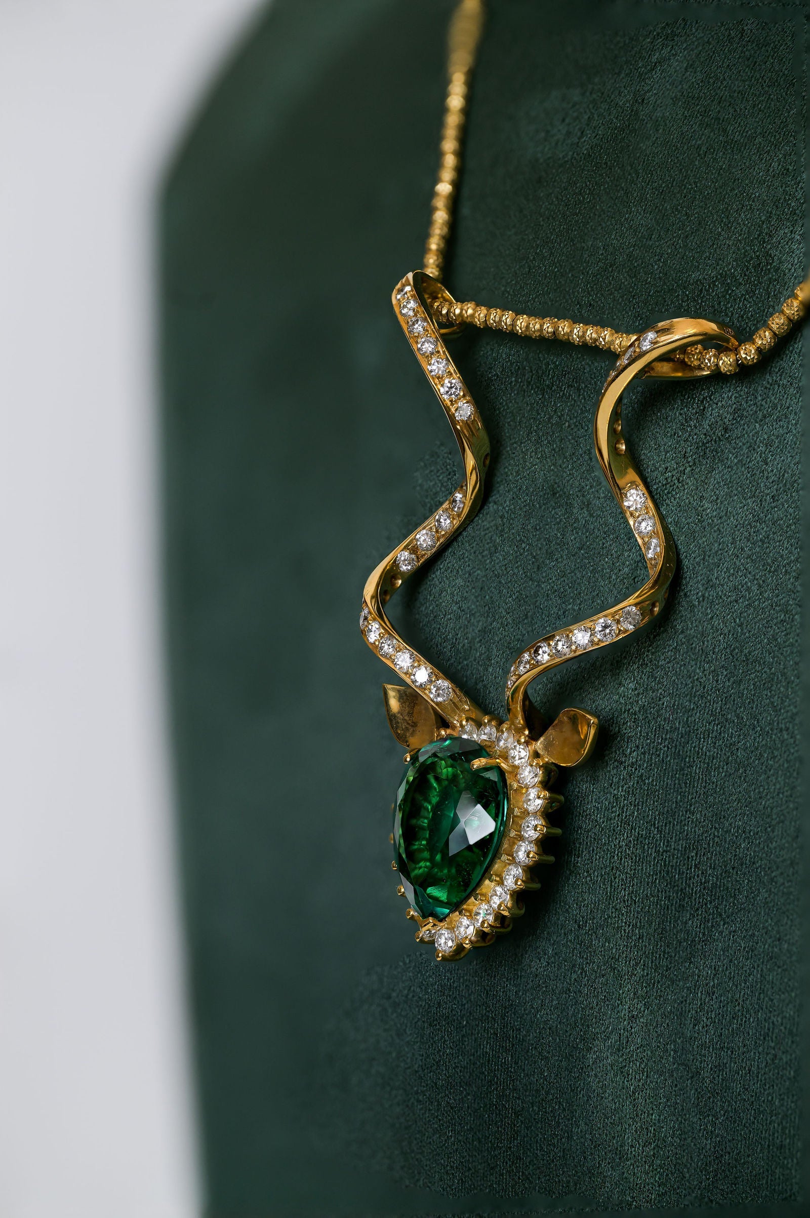Emerald KUDU Pendant