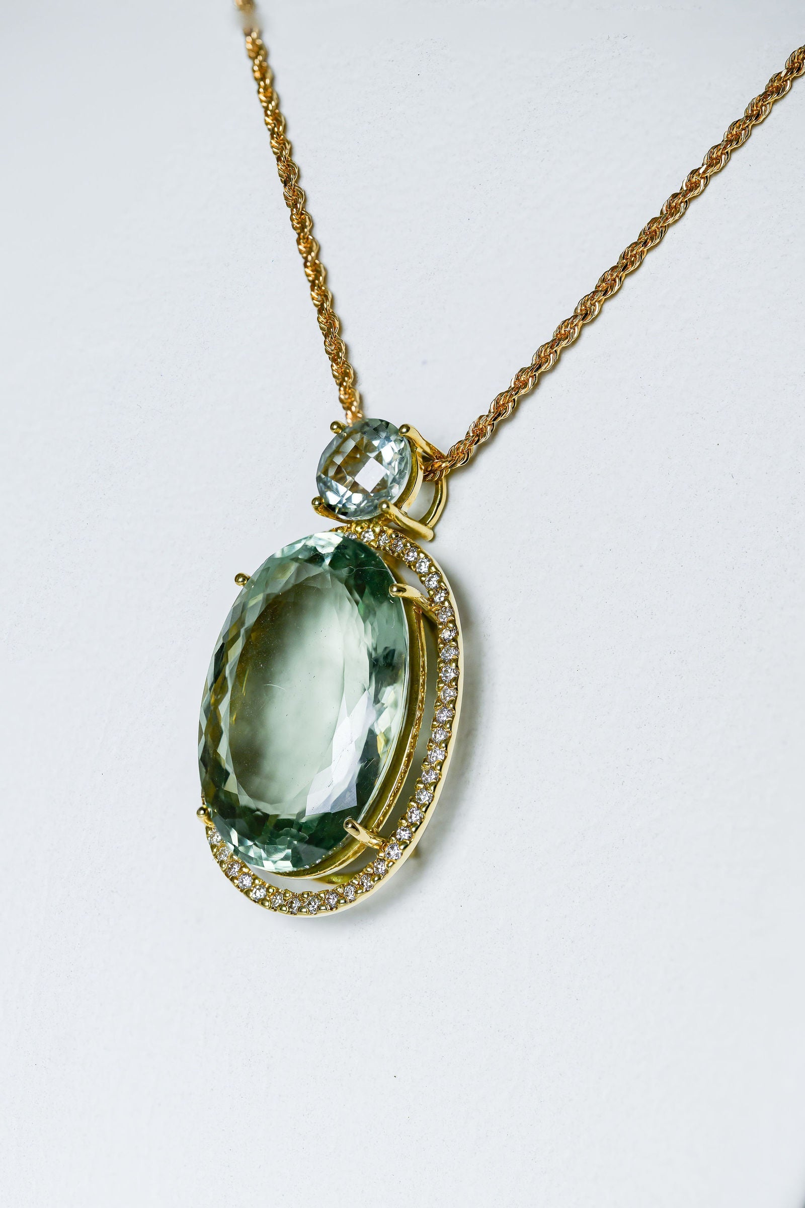 Prasiolite Pendant