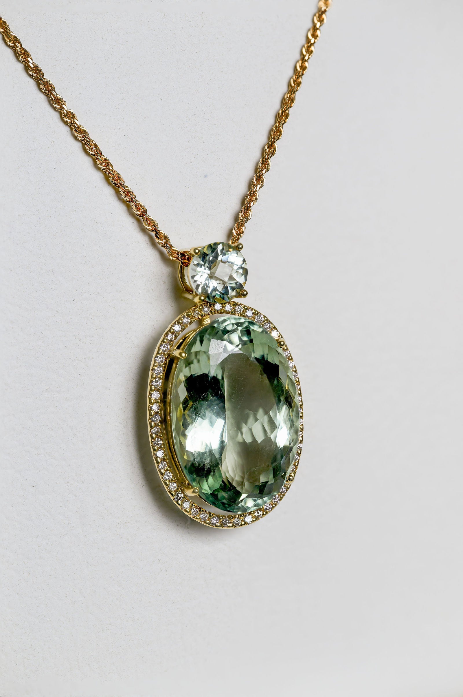 Prasiolite Pendant