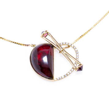 Tourmaline Heart Pendant