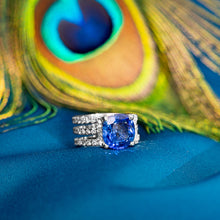 The Boat Sapphire Ring
