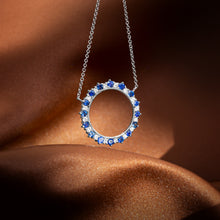 Sapphire Cage Necklace