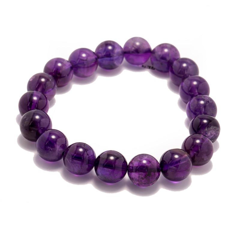 Amethyst Bead (Big) Bracelet