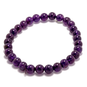 Amethyst Bead (Small) Bracelet