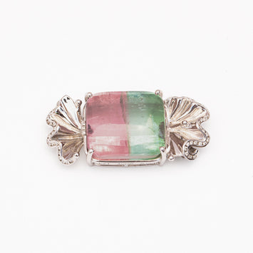 Tourmaline Bi-Colour Candy Pendant