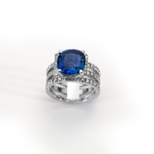 The Boat Sapphire Ring