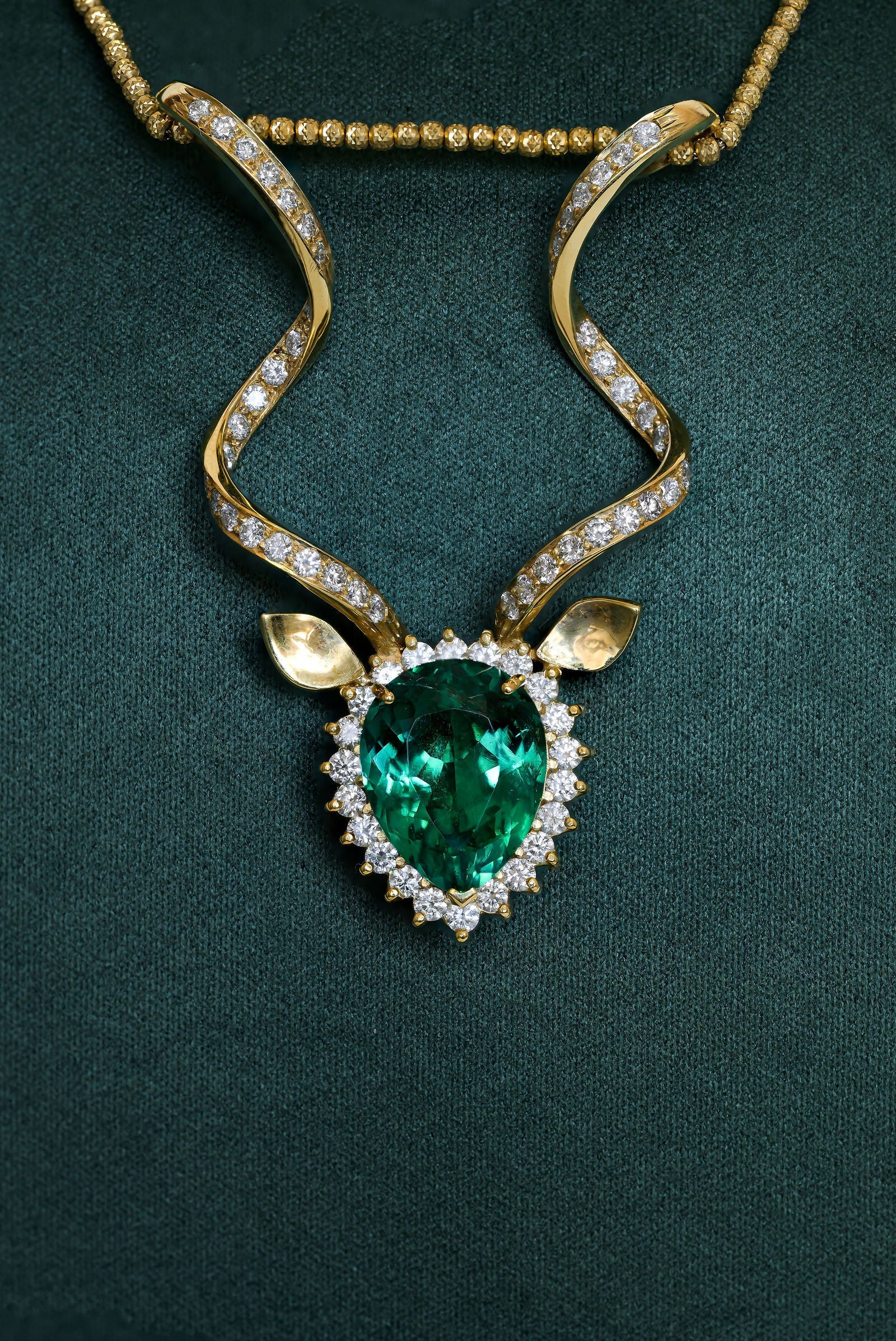 Emerald KUDU Pendant
