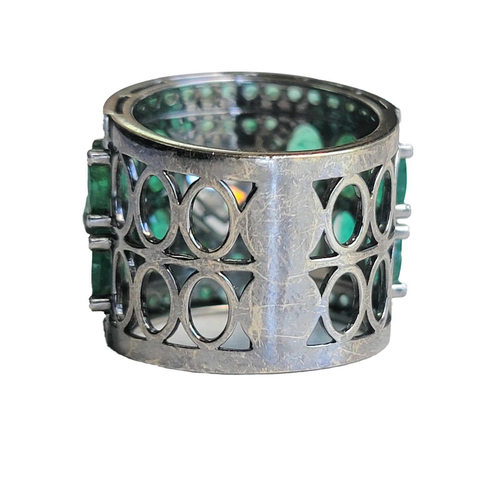 Diamond & Emerald Ring