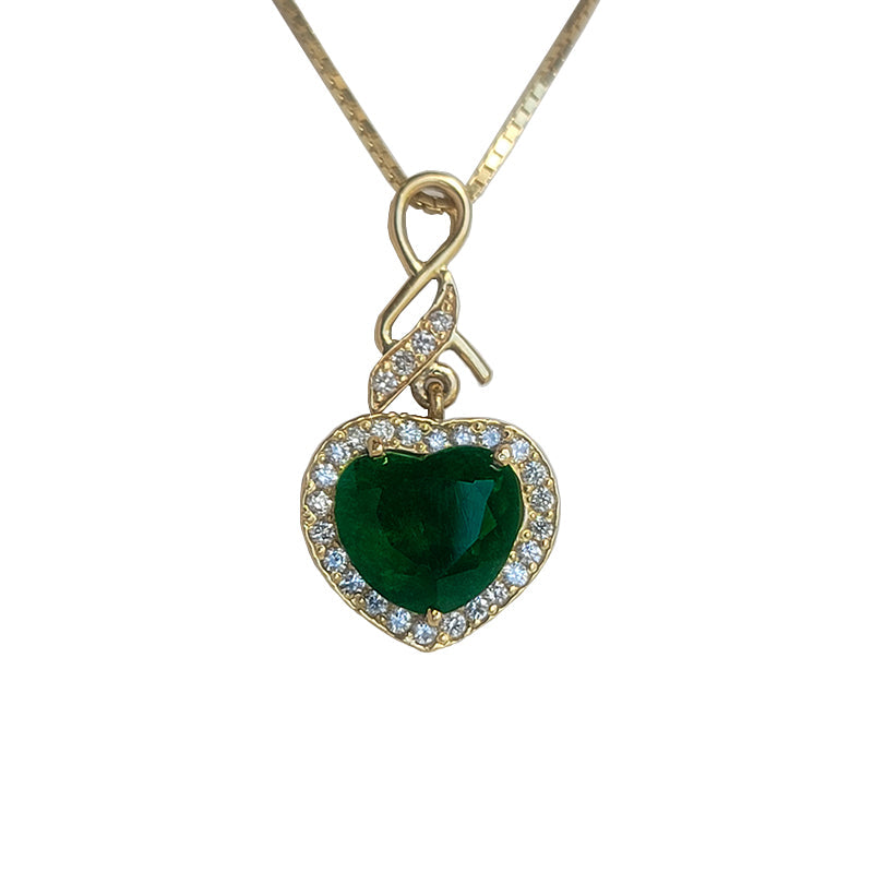 Emerald Heart Pendant