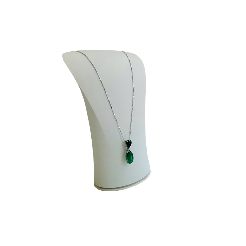 Emerald Cabochon Pendant