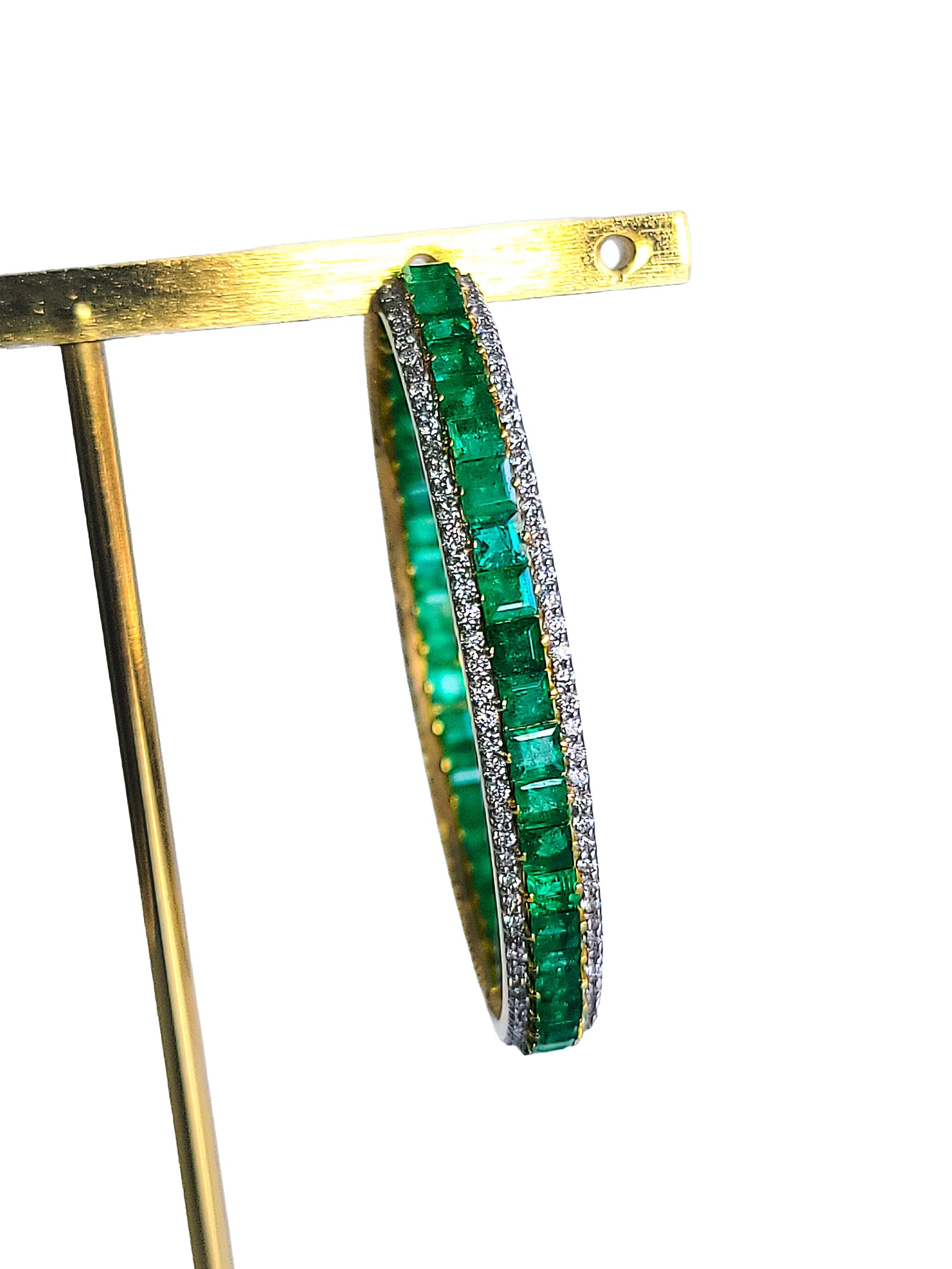 Emerald Hoops