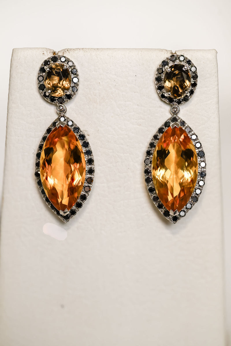 Citrine Girdle Earrings