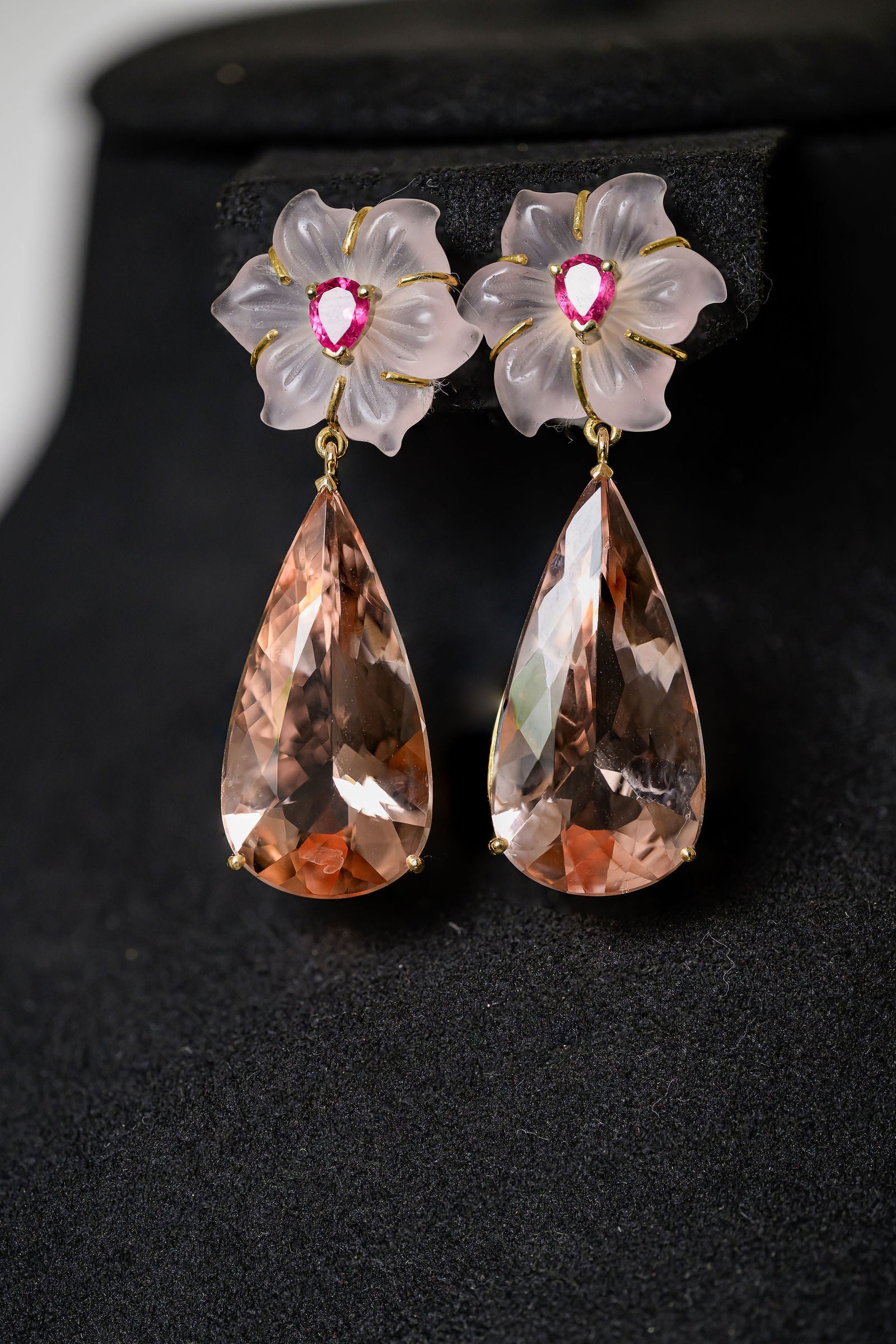 Morganite Earrings
