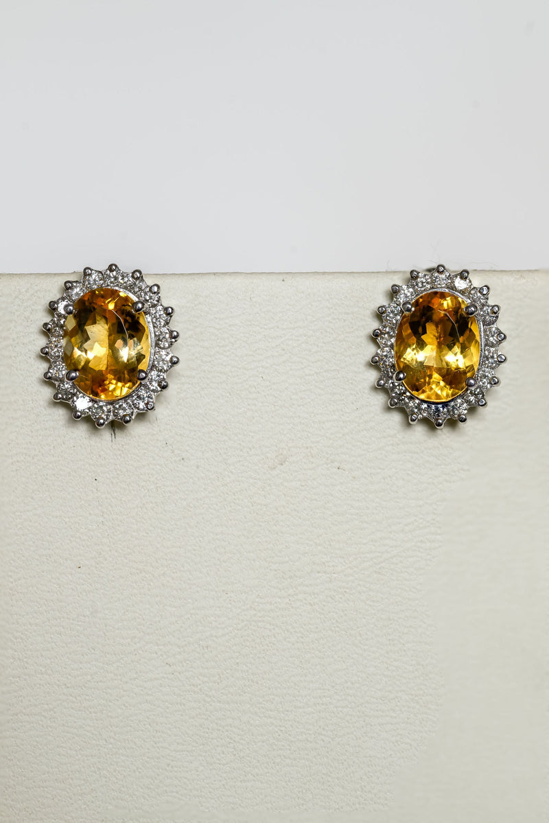 Citrine Studs
