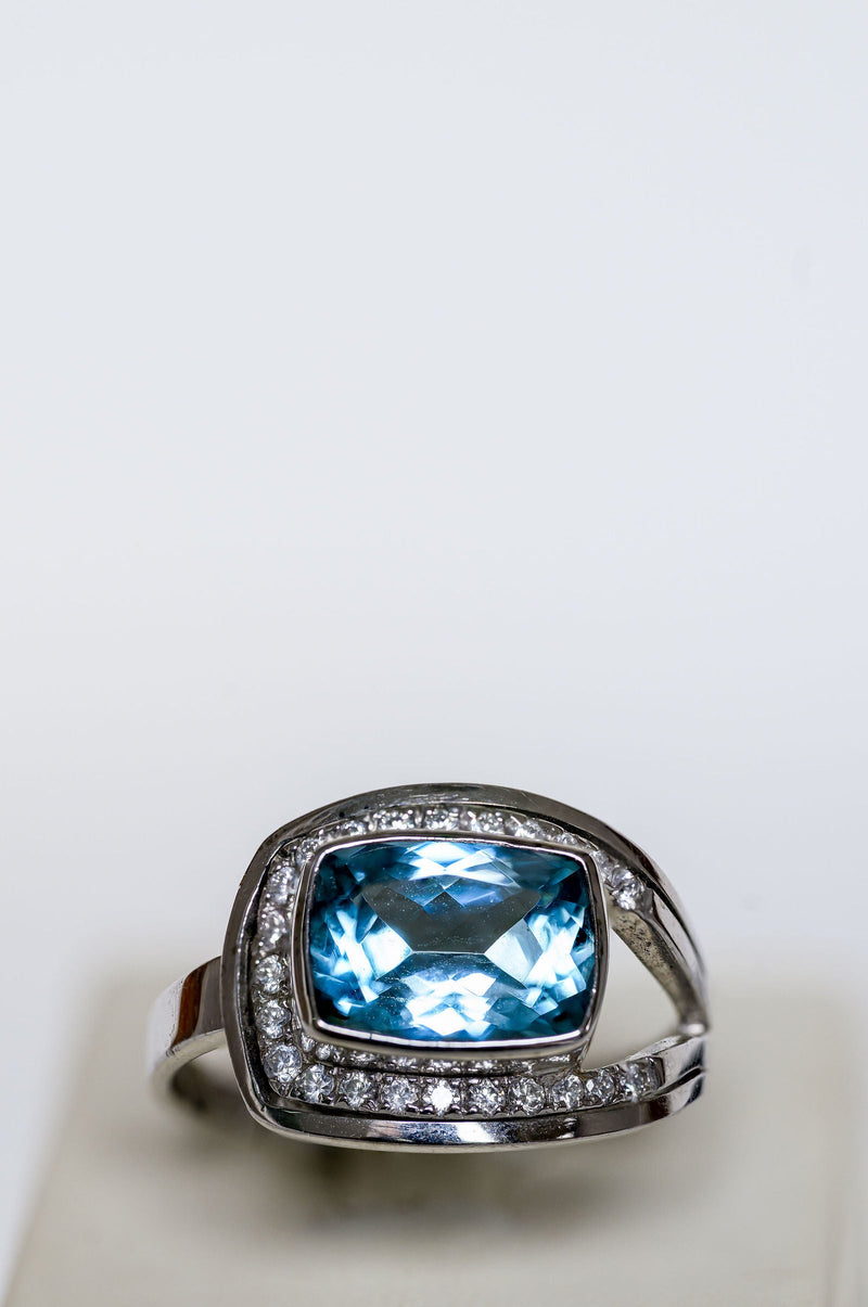 Aquamarine Ring