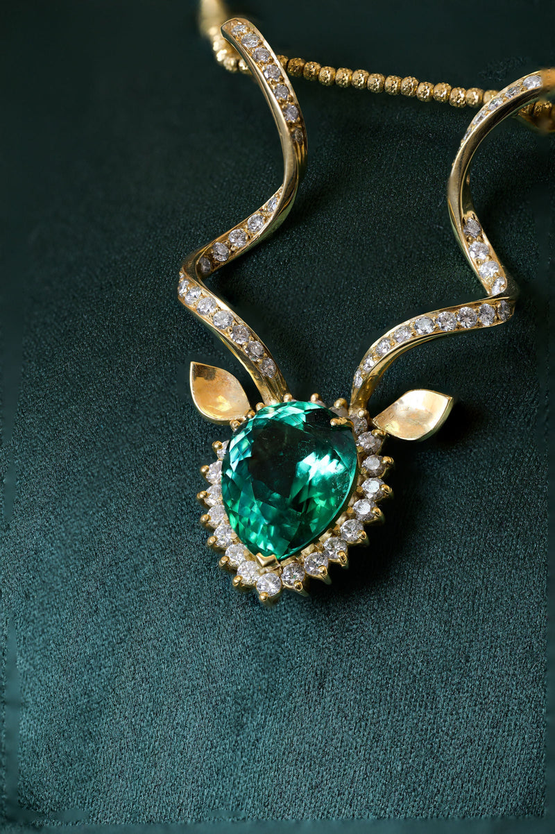 Emerald KUDU Pendant