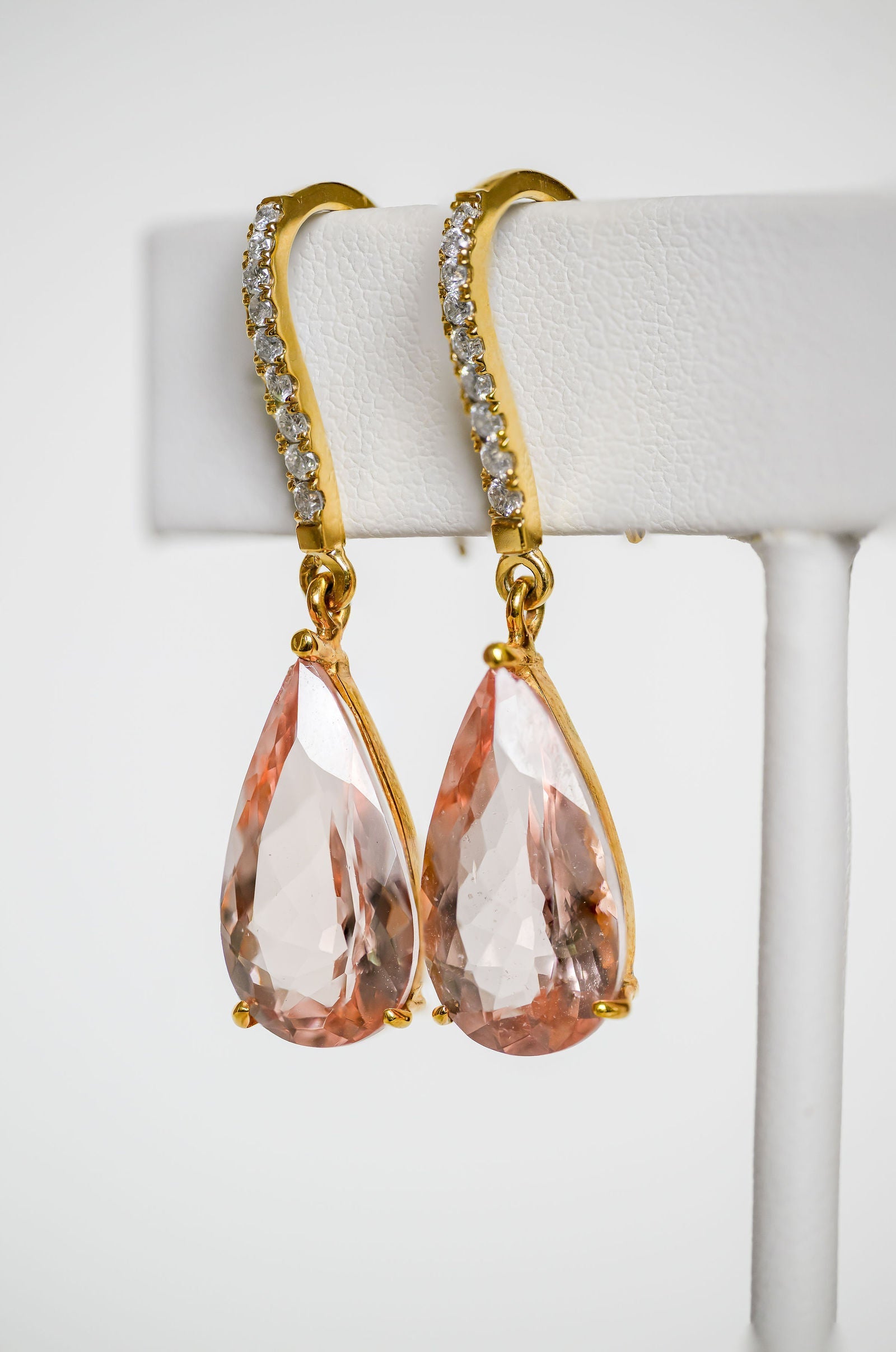 Morganite Earrings
