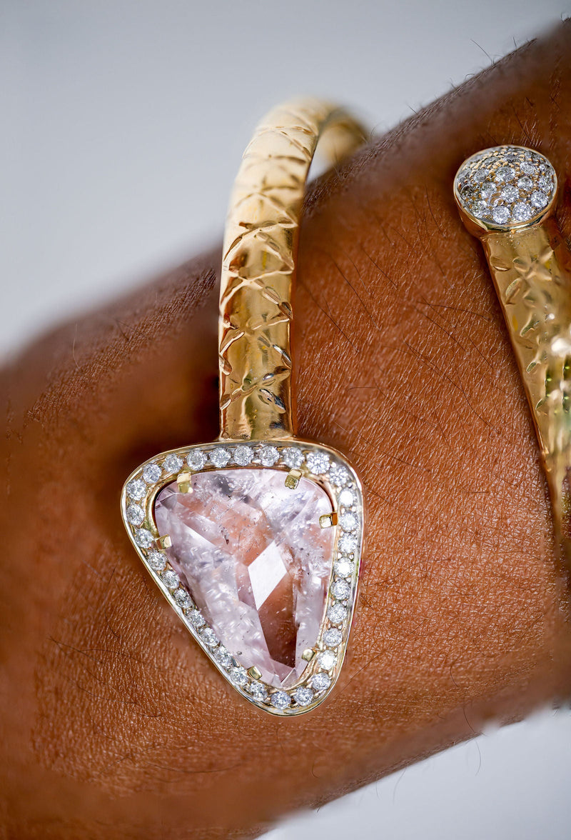 Morganite & Ds Bangle