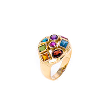 Multi Gem Topping Ring