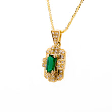 Emerald Pierine Pendant