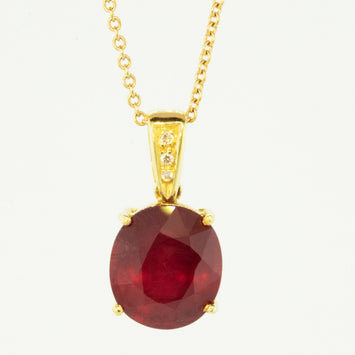 Ruby Cage Pendant