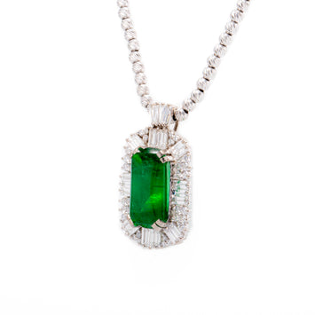 Emerald Frame Pendant