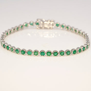 Emerald Tennis Bracelet