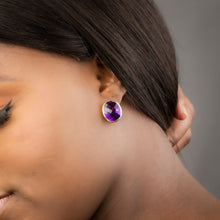 Amethyst Lockable Earrings