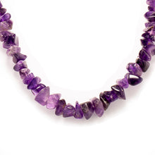 Amethyst Tumbled Beaded Necklace