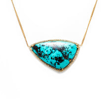 Turquoise Pave Necklace