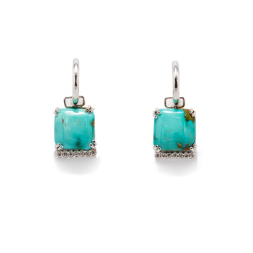 Turquoise Removable Loop Earrings