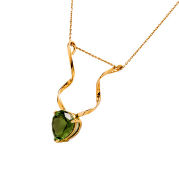 Rainy Season Tourmaline Kudu Pendant