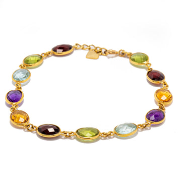 Multi Gem Bracelet