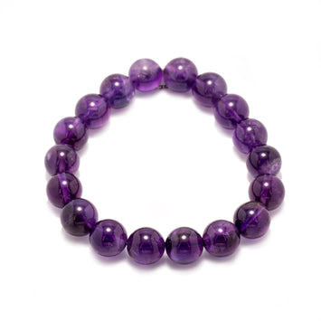 Amethyst Bead (Big) Bracelet