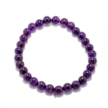 Amethyst Bead (Small) Bracelet
