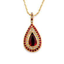 Ruby Pave Pendant