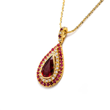 Ruby Pave Pendant