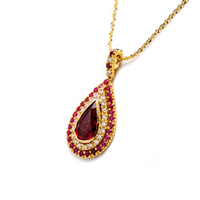 Ruby Pave Pendant