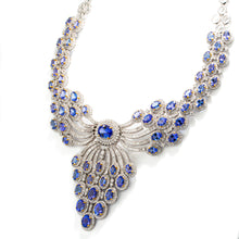 Tanzanite Peacock Necklace