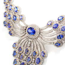 Tanzanite Peacock Necklace