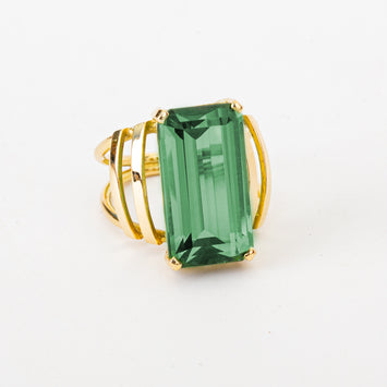 Safari Green Tourmaline Ring