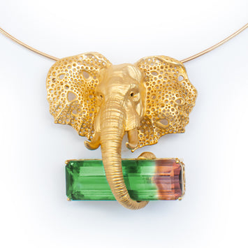 Tourmaline Njovu Pendant